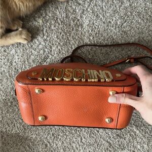 Moschino Bold Orange Crossbody Bag